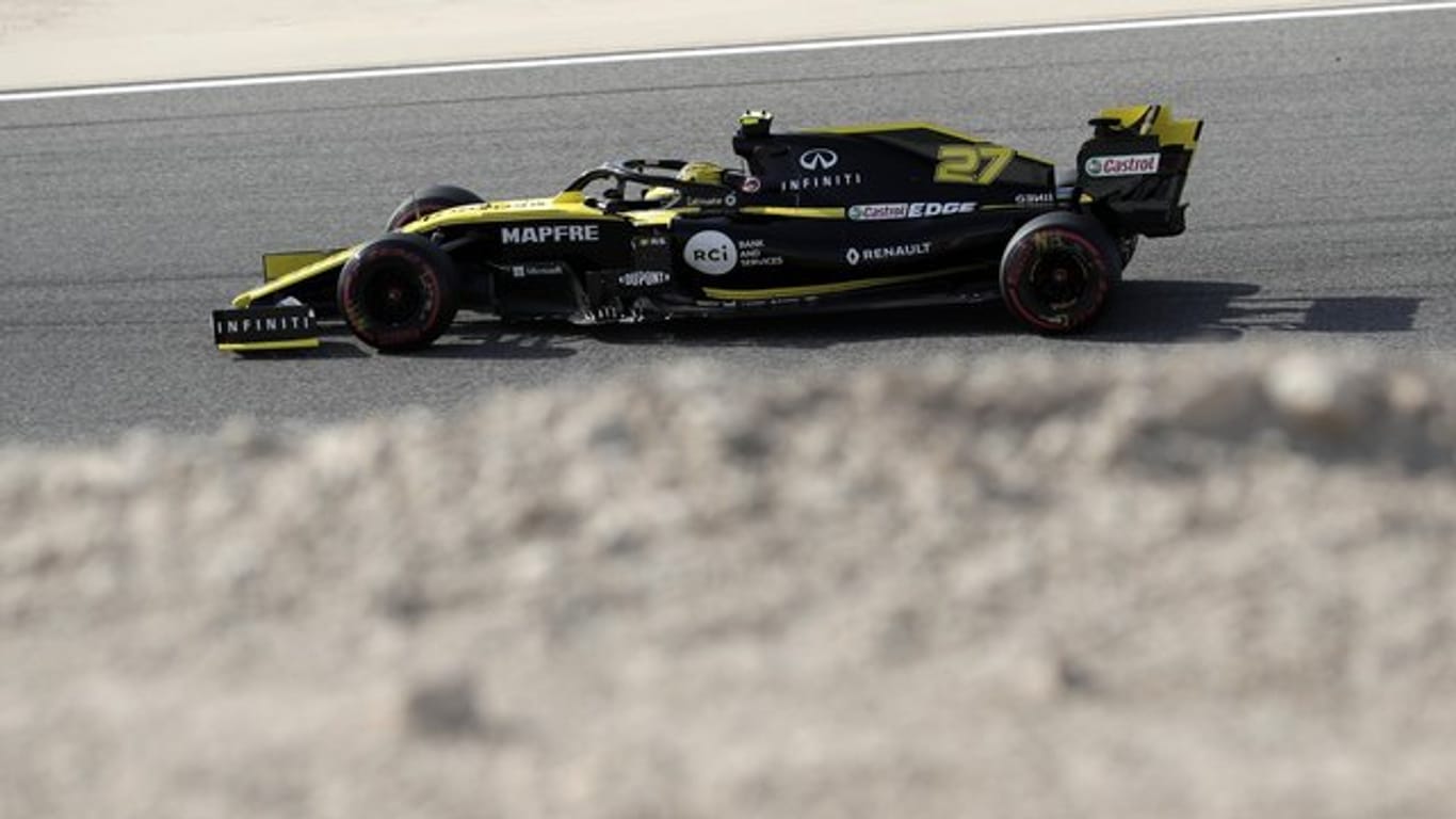 Renault Pilot Nico Hülkenberg ist in der Qualifikation zum Formal-1-Rennen in Bahrain vorzeitig ausgeschieden.