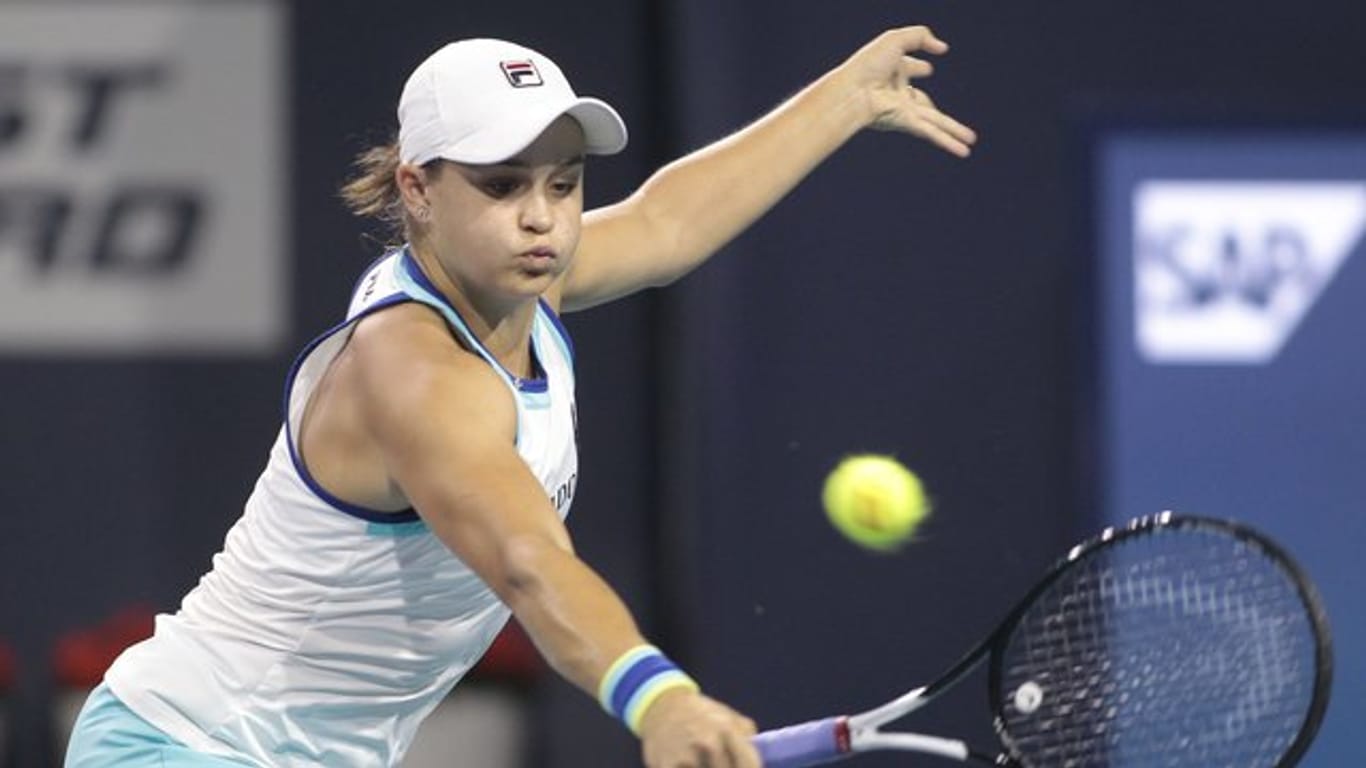 Die Australierin Ashleigh Barty hat das Tennis-Turnier von Miami gewonnen.