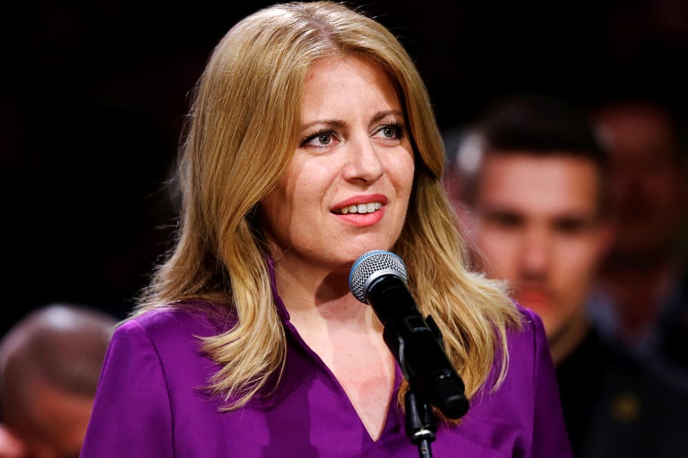 Die liberale Bürgeranwältin Zuzana Caputova (l.) wird Präsidentin der Slowakei.