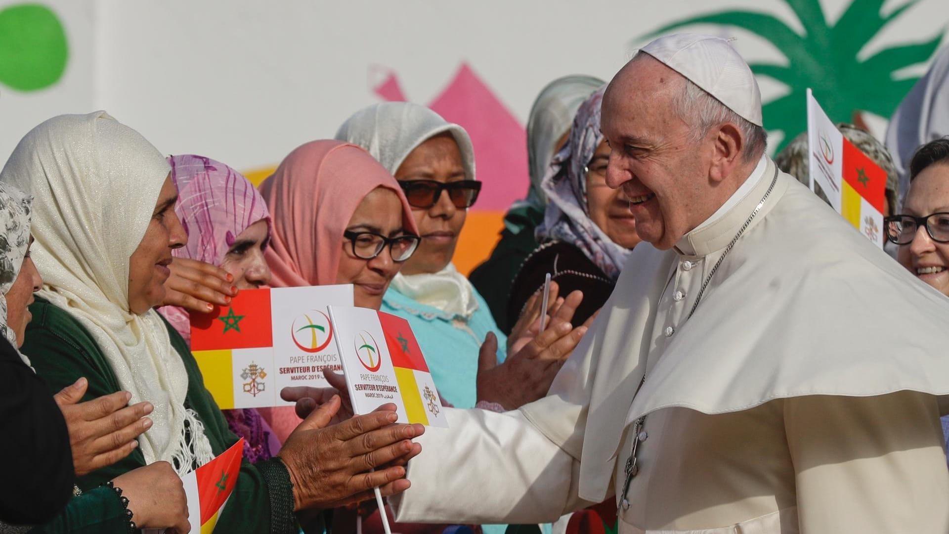 Papst Franziskus in Marokko.