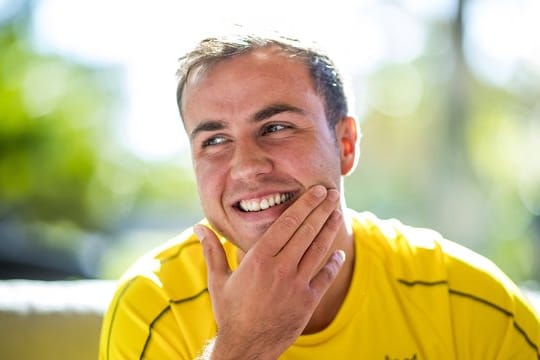 BVB-Star Mario Götze freut sich schon riesig auf das Spiel gegen die Bayern.
