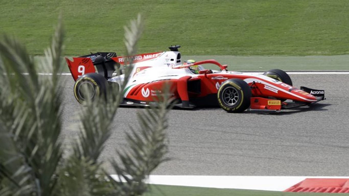 Mick Schumacher holte auf dem Wüstenkurs in Sakhir als Achter vier Punkte.
