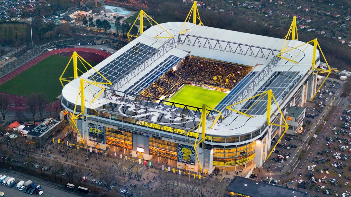 BVB-Stadion: Dortmund trägt seine Heimspiel im Signal Iduna Park aus.
