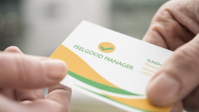 Feelgood Manager schmeißen nicht etwa den Flipperautomaten an.