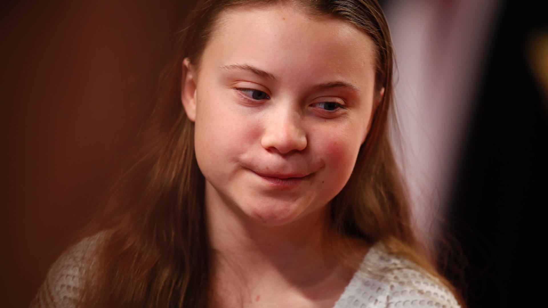 Die Klimaaktivistin Greta Thunberg bei der Verleihung der "Goldenen Kamera" am Samstag.