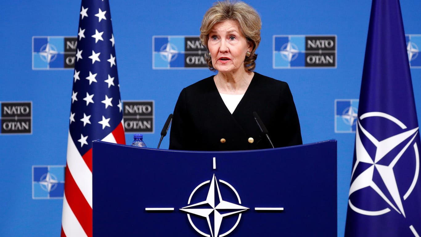 Kay Bailey Hutchison: Die US-amerikanische Nato-Botschafterin sprach am Montag in Brüssel. (Archivbild)