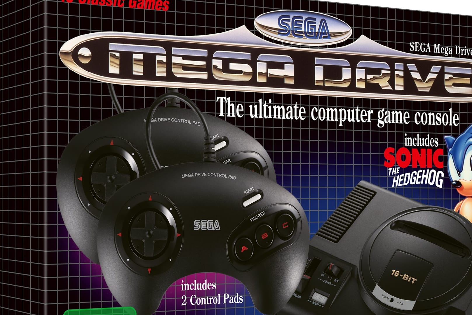 Ein Pressefoto der Sega Mega Drive Mini: Die Neuauflage der Konsole soll im September erscheinen.