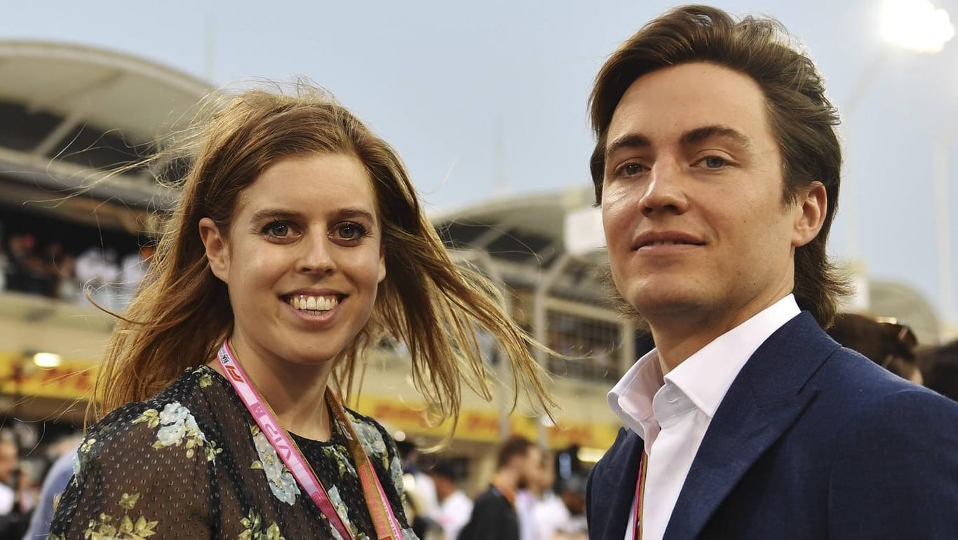 Prinzessin Beatrice und Edoardo Mapelli Mozzi: Am Wochenende waren sie beim Formel-1-Rennen in Bahrain.