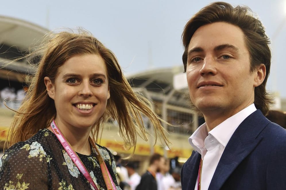 Prinzessin Beatrice und Edoardo Mapelli Mozzi: Am Wochenende waren sie beim Formel-1-Rennen in Bahrain.