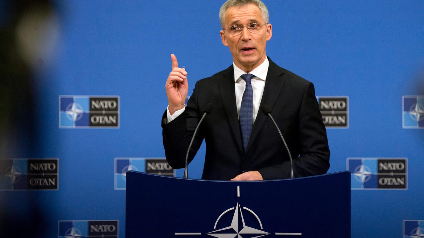 Jens Stoltenberg: Der Nato-Generalsekretär ist angesichts der Krise zwischen Russland und Ukraine besorgt.