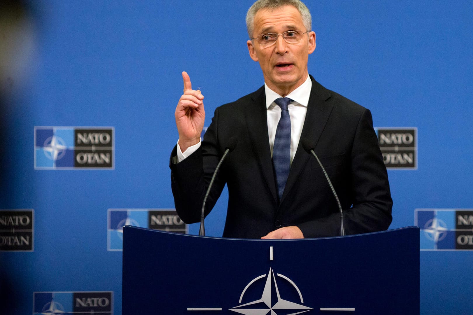 Jens Stoltenberg: Der Nato-Generalsekretär ist angesichts der Krise zwischen Russland und Ukraine besorgt.