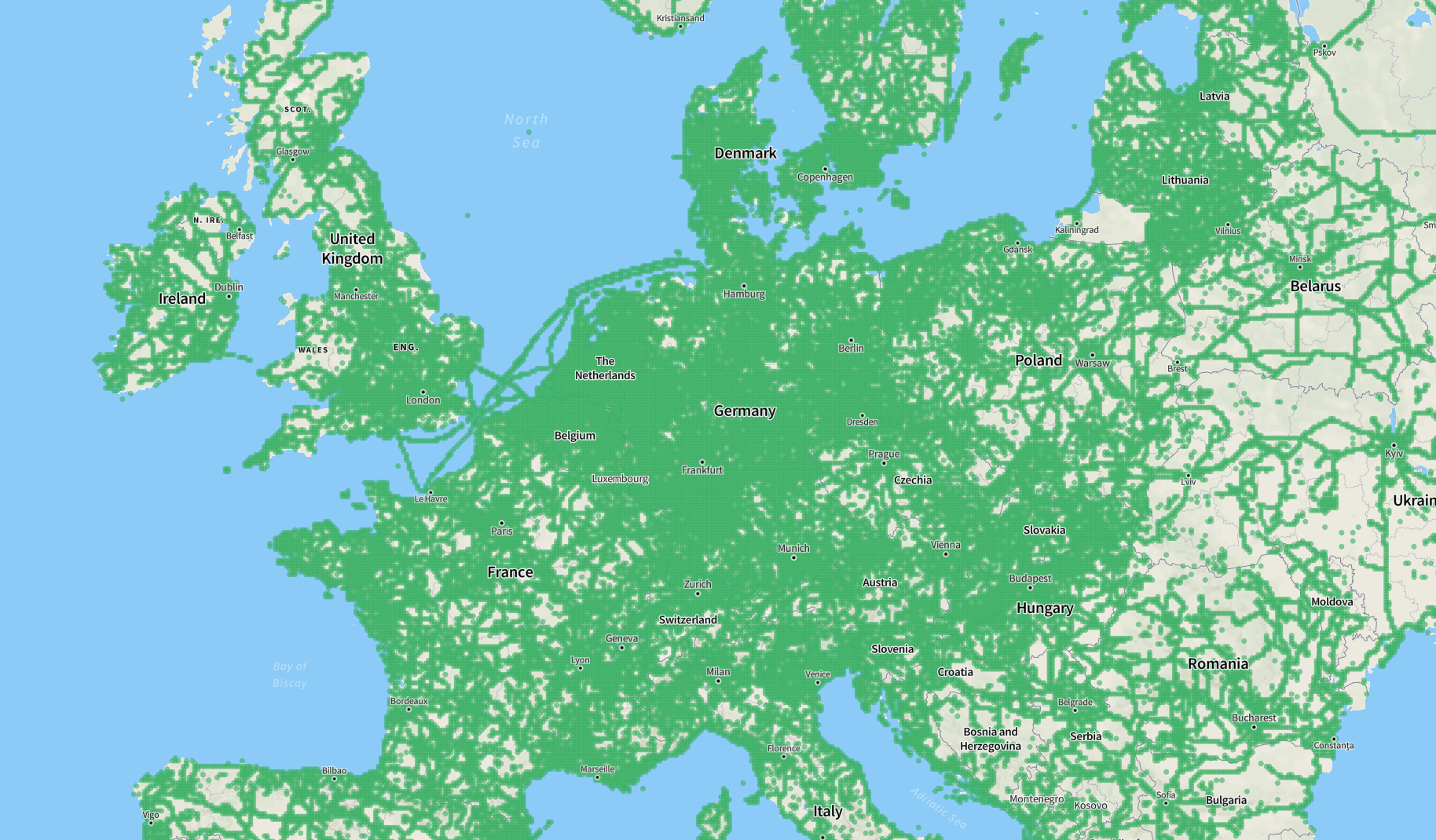Deutschland Vorreiter: Bei Mapillary haben Nutzer zwischen Flensburg und Zugspitze so viele Fotos von Straßenzügen hochgeladen wie in keinem anderen Land.