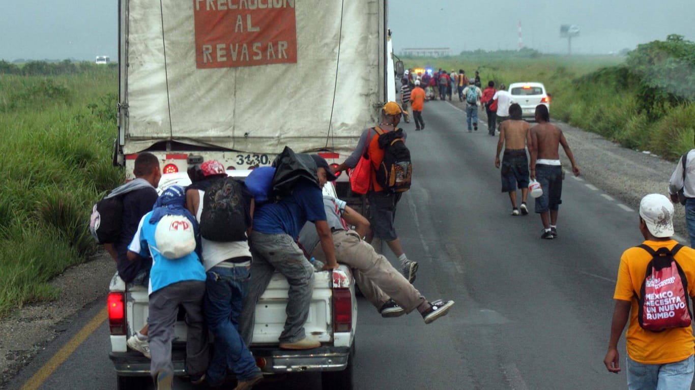 Coatzacoalcos, Veracruz: Eine Gruppe von 14 Migranten aus Honduras ist im Süden Mexikos entführt worden. (Archivbild)