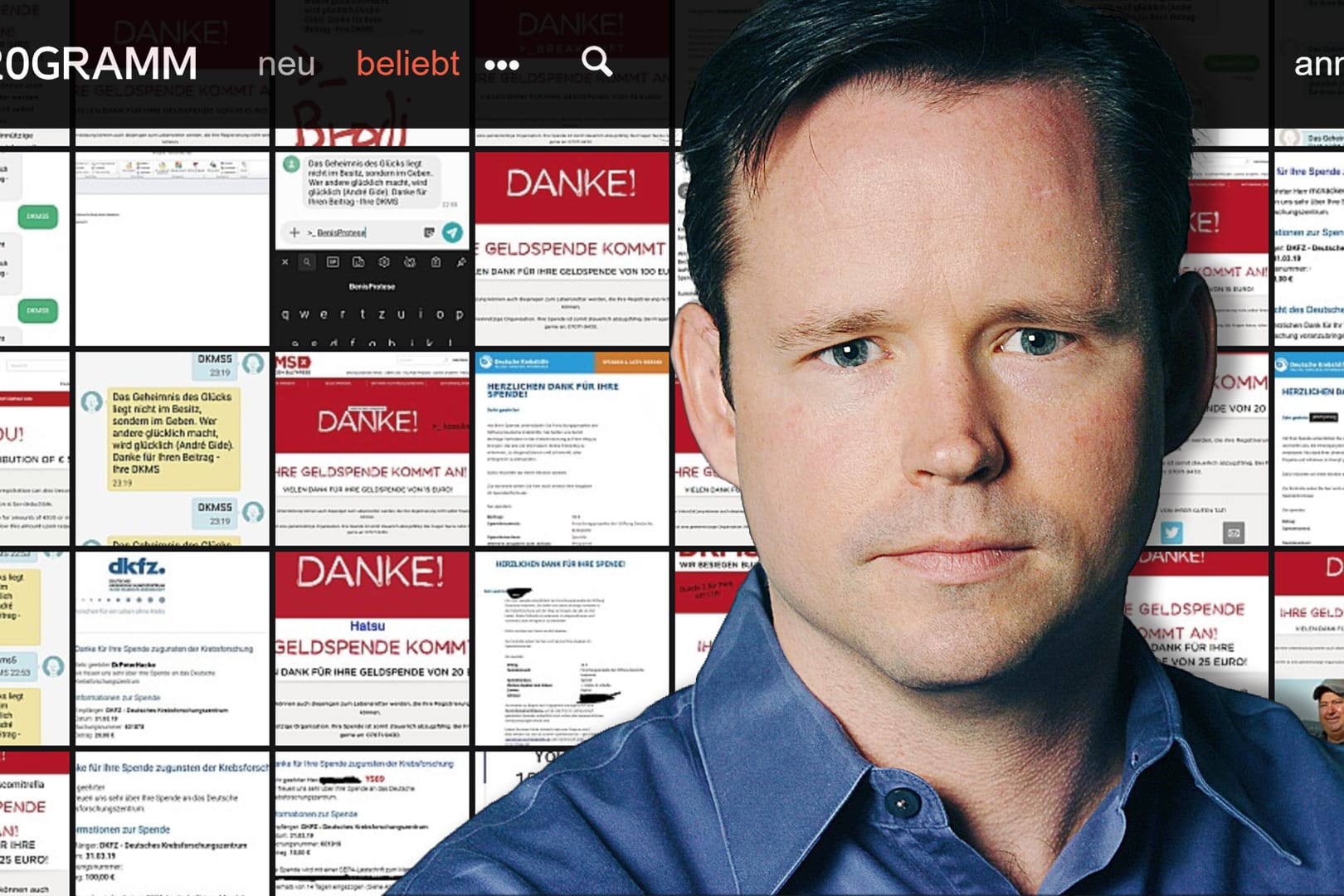 Weniger bunte Bildchen: Auf pr0gramm dominierten in den vergangenen Tagen Screenshots von Spenden "gegen Krebs". Das ist die Neuauflage einer Protestaktion gegen den US-Sicherheitsexperten Brian Krebs.