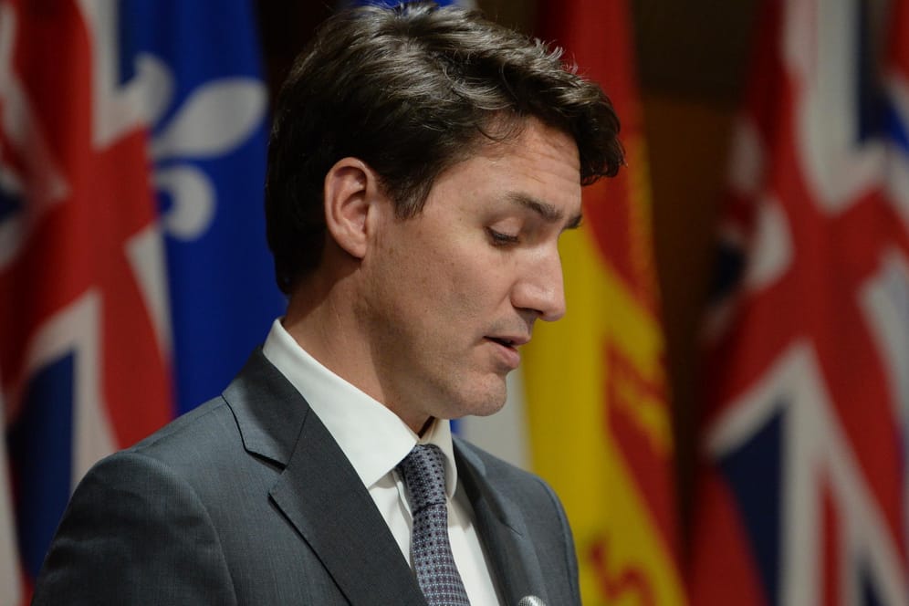 Kanadas Premierminister Justin Trudeau: seit Wochen unter Druck