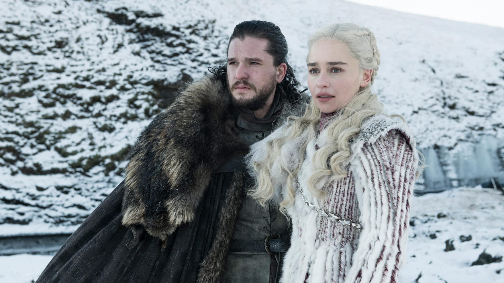 Jon Schnee (Kit Harington) und Daenerys Targaryen (Emilia Clarke): Werden die beiden Figuren in der letzten Staffel von "Game of Thrones" sterben?