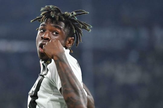 Juve-Spieler Moise Kean wurde beim Spiel gegen Cagliari Calcio von Fans beleidigt.