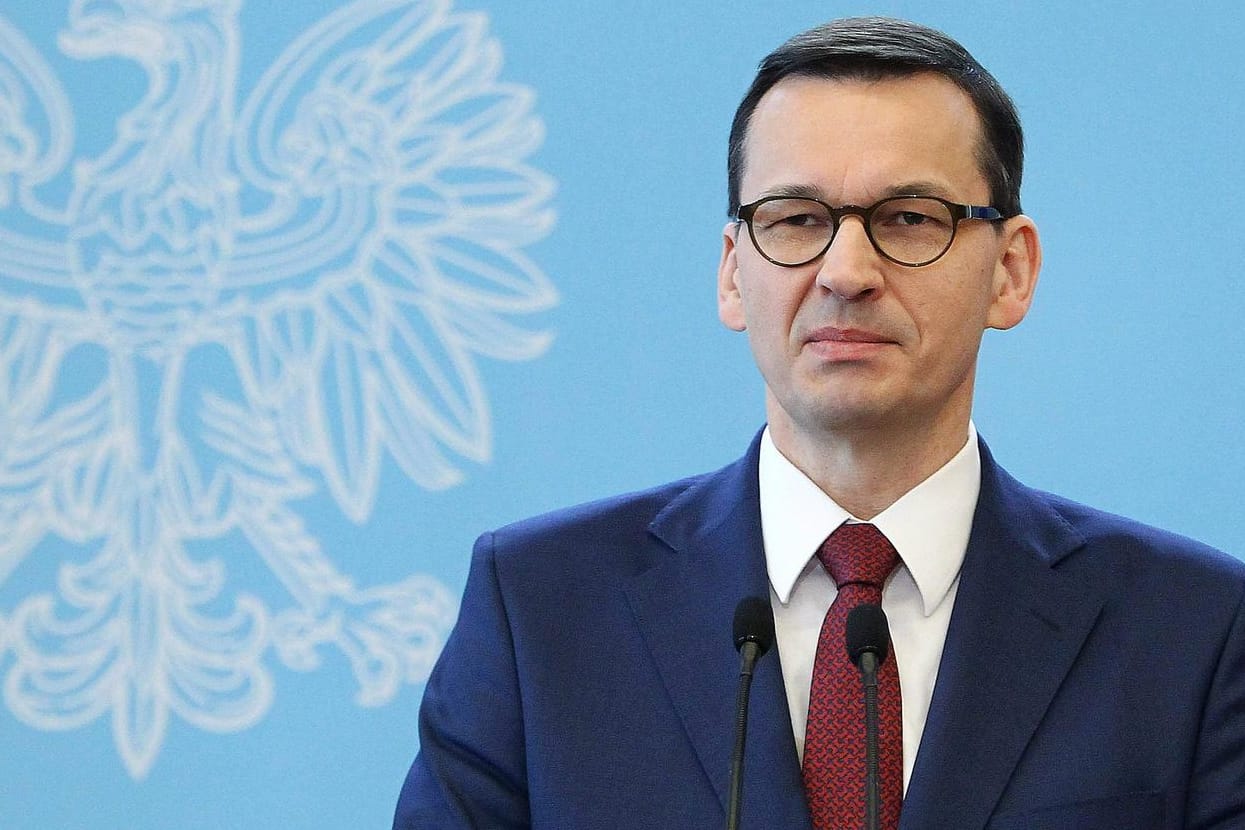 Der polnische Ministerpräsident Mateusz Morawiecki: Polen sieht sich wegen umstrittener Reformen in der Justiz mit EU-Vertragsverletzungsverfahren konfrontiert.