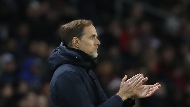 Trainer Thomas Tuchel erreichte mit PSG das Pokalfinale in Frankreich. Trainer Thomas Tuchel erreichte mit PSG das Pokalfinale in Frankreich.