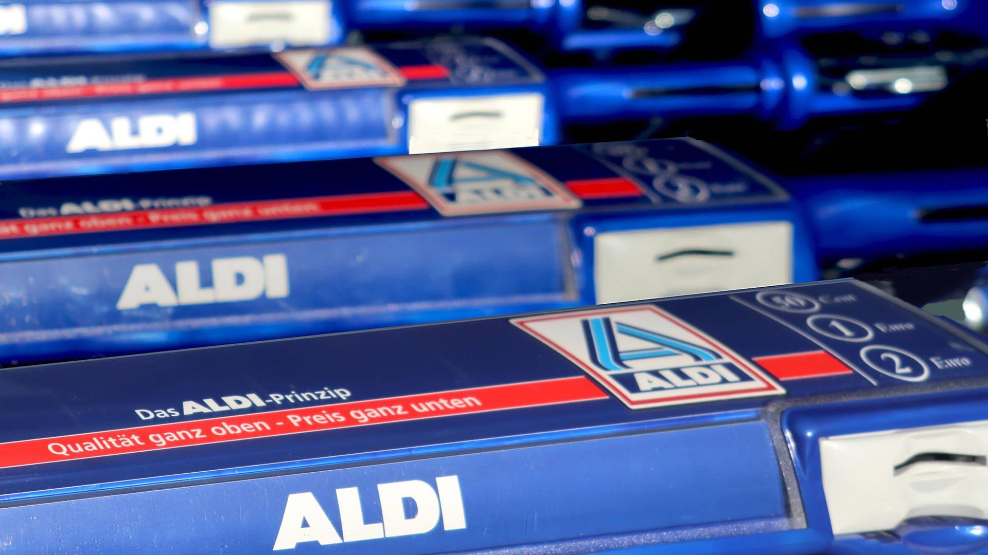 Aldi-Einkaufswagen: Der Discounter ist im Besitz von drei Stiftungen.