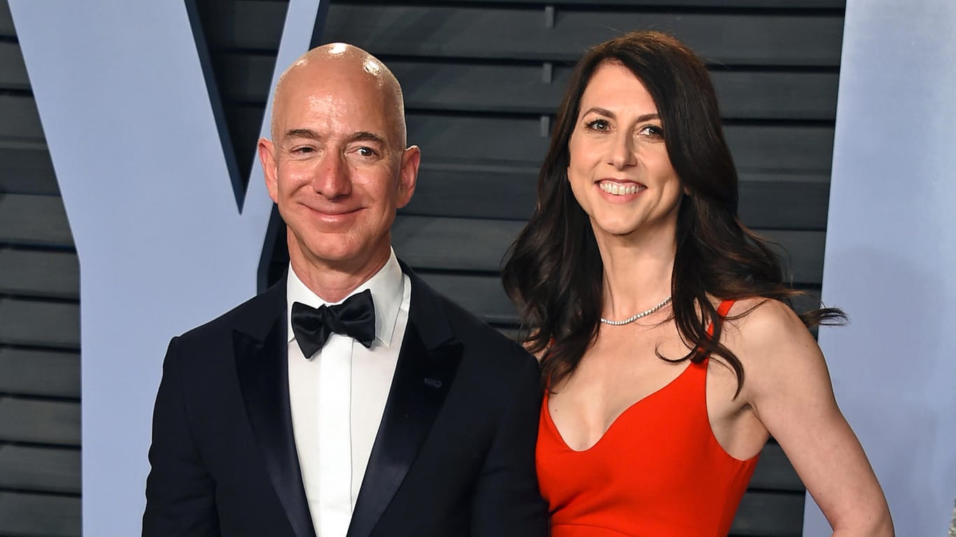 Jeff Bezos, MacKenzie Bezos: Nach 25 Jahren Ehe hat sich der Unternehmer von seiner Frau getrennt.
