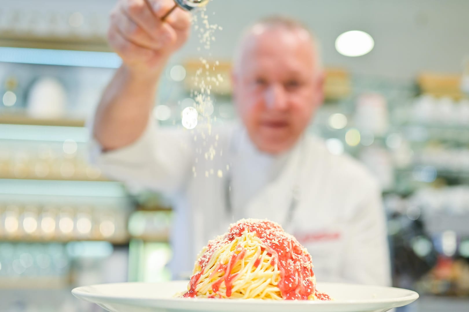 Spaghetti-Eis: Die beliebte Eiskreation feiert Geburtstag.