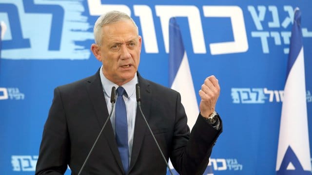 Netanjahu-Herausforderer Benny Ganz liegt in Umfragen vorne. Netanjahu-Herausforderer Benny Ganz liegt in Umfragen vorne.