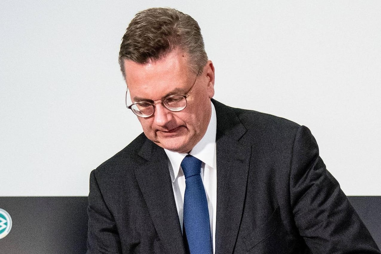 Reinhard Grindel trat am Dienstag von seinem Amt als DFB-Präsident zurück.