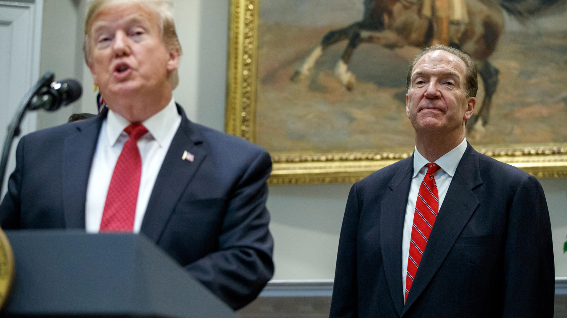 US-Präsident Donald Trump und Ökonom David Malpass: Trumps Kandidat wird neuer Weltbankchef. US-Präsident Donald Trump und Ökonom David Malpass: Trumps Kandidat wird neuer Weltbankchef.