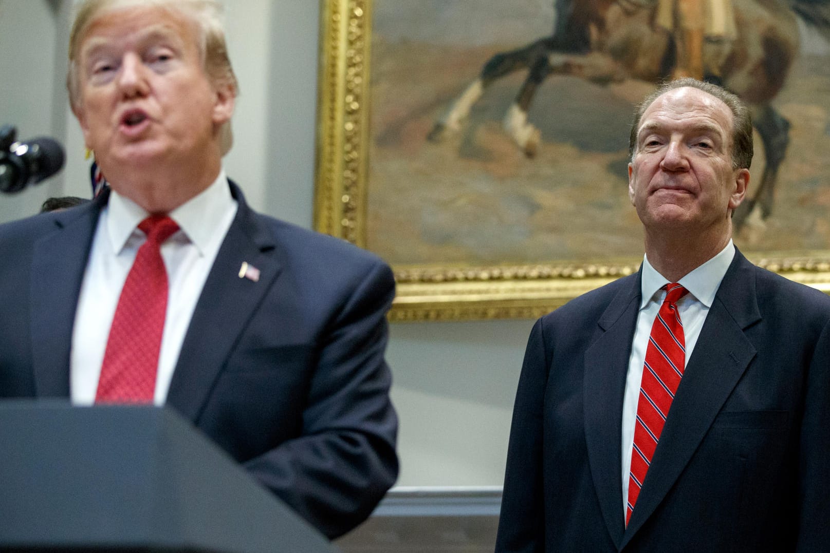 US-Präsident Donald Trump und Ökonom David Malpass: Trumps Kandidat wird neuer Weltbankchef.