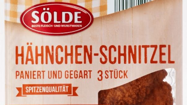 Hähnchenschnitzel von Sölde: Aldi Nord ruft die Charge mit den Haltbarkeitsdaten 18. April bis 21. April zurück.