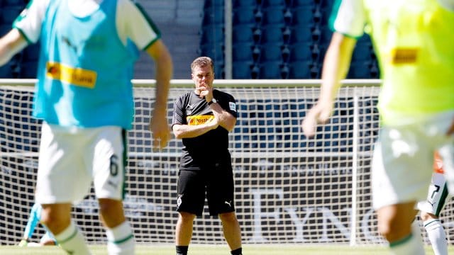 Die Gladbacher wollen mit und für Trainer Dieter Hecking einen Sieg gegen Werder holen. Die Gladbacher wollen mit und für Trainer Dieter Hecking einen Sieg gegen Werder holen.
