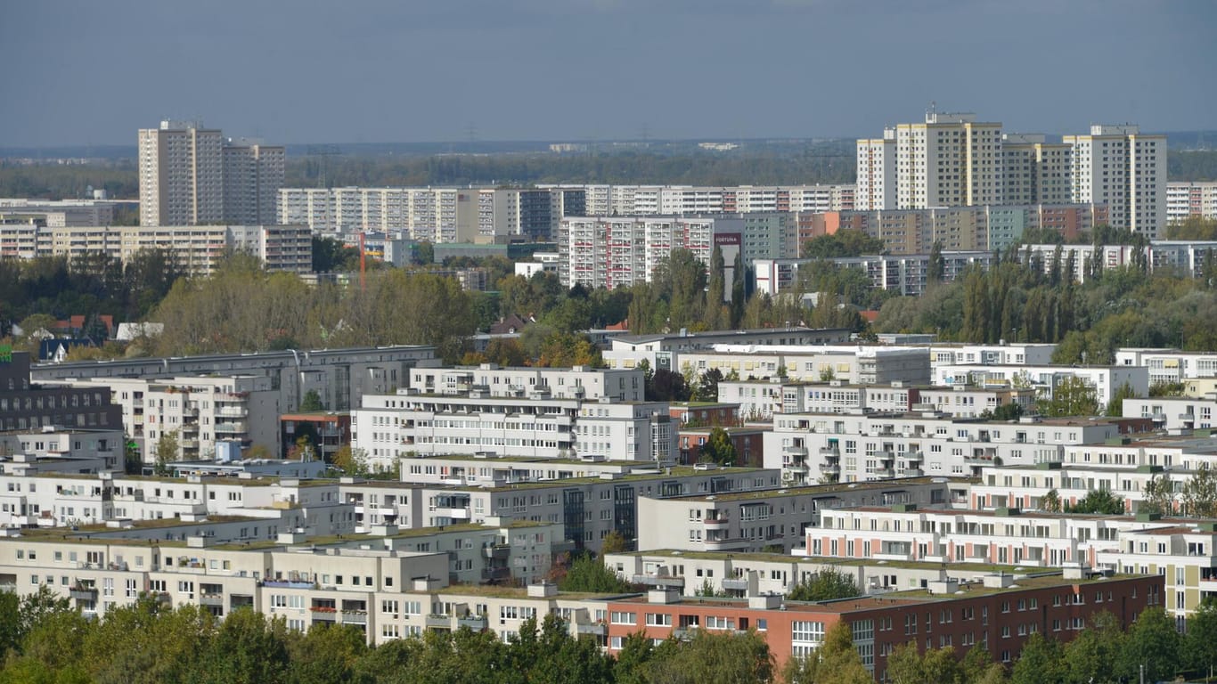 Plattenbauten in Berlin-Marzahn