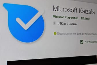Microsofts Chat-App "Kaizala" im Google Play Store: Mit der neuen Büro-Software greift Microsoft "Slack" an.