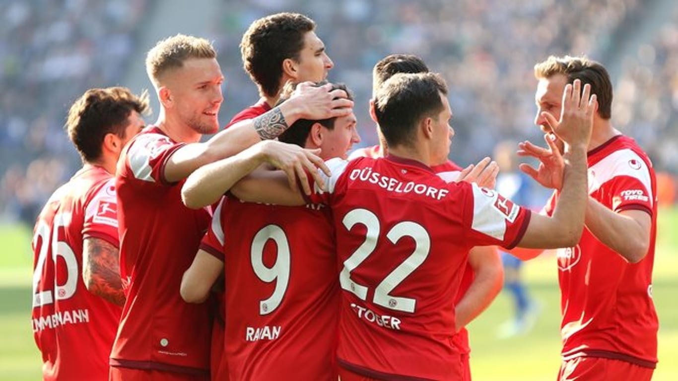 Die Düsseldorfer können nach dem Sieg gegen Hertha BSC Berlin die nächste Bundesliga-Saison planen.
