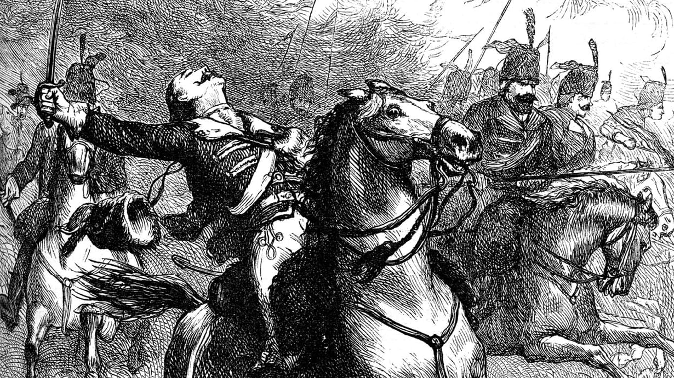 Der Tod Casimir Pulaskis: In der Schlacht von Savannah wurde er 1779 verwundet und starb bald darauf an den Verletzungen.