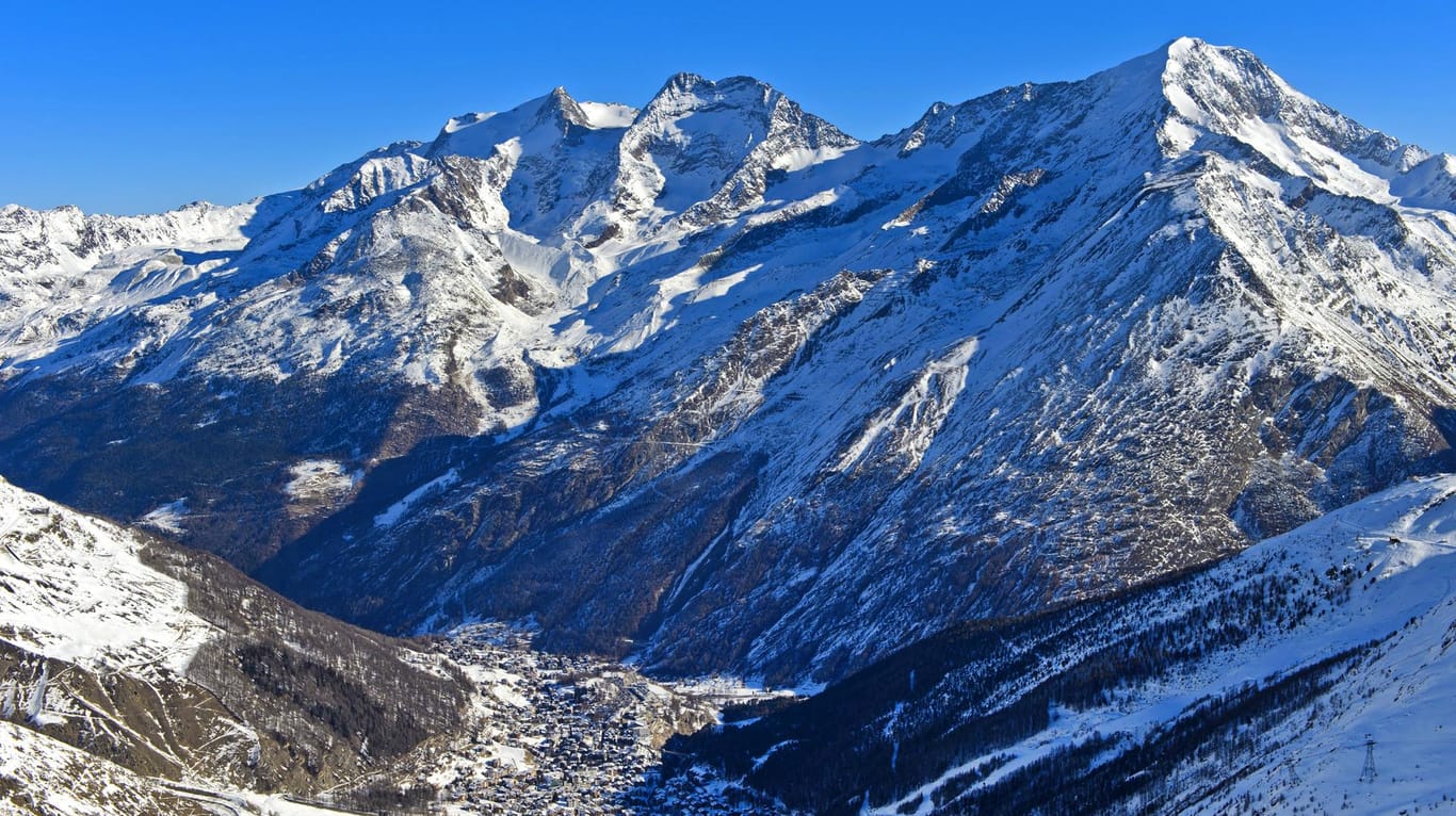 Schweizer Skigebiet von Saas Fee: Hier kam ein Deutscher bei einem Sturz ums Leben.
