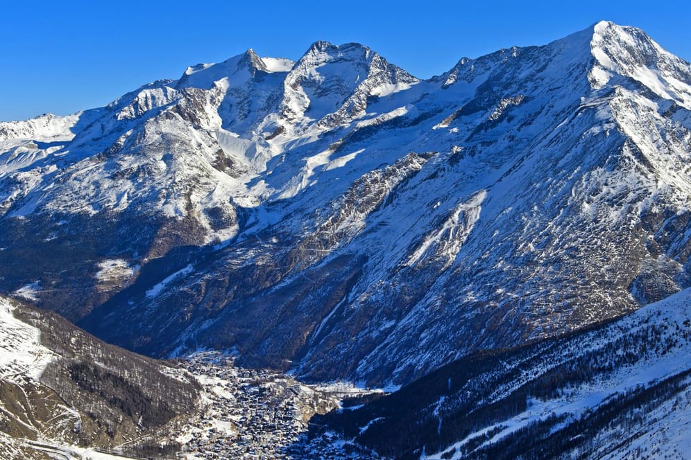 Schweizer Skigebiet von Saas Fee: Hier kam ein Deutscher bei einem Sturz ums Leben.
