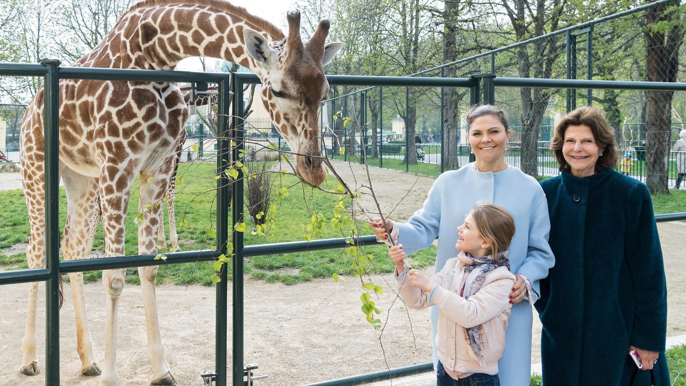 Prinzessin Estelle, Prinzessin Victoria und Königin Silvia: Sie waren in Wien unterwegs.