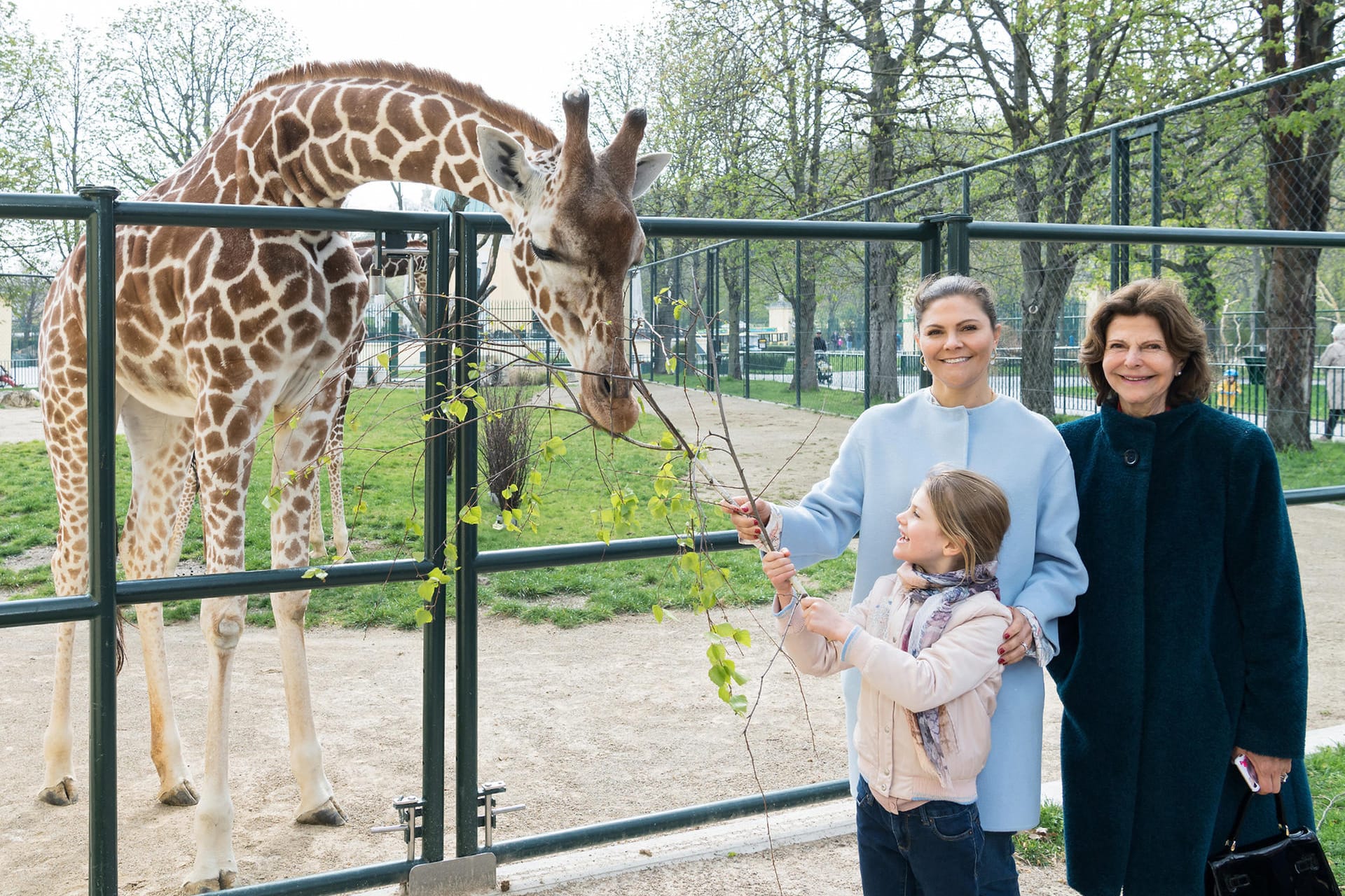 Prinzessin Estelle, Prinzessin Victoria und Königin Silvia: Sie waren in Wien unterwegs.