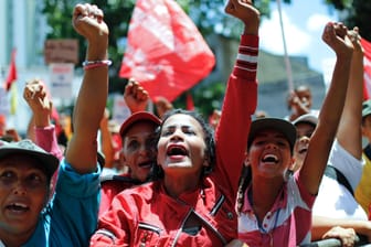 Demos in Venezuela: In über 300 Städten protestierten die Menschen unter anderem für Strom und Wasser.