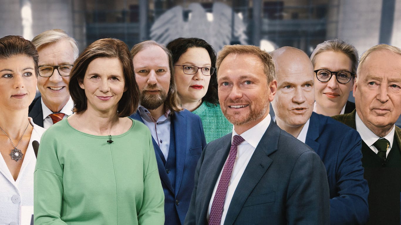 Fraktionsvorsitzende der Bundestagsparteien.