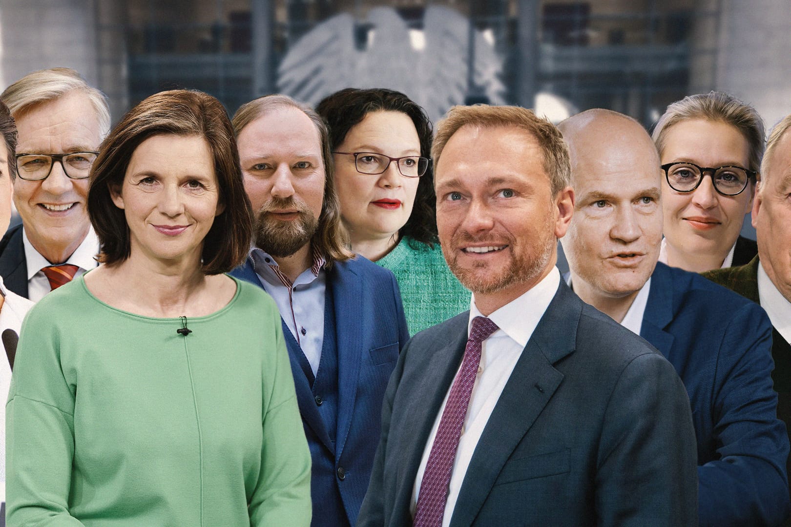 Fraktionsvorsitzende der Bundestagsparteien.