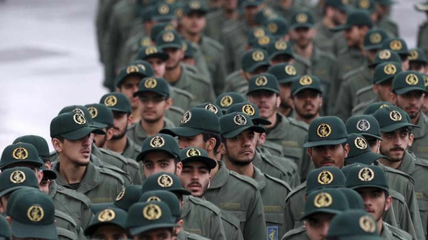 Mitglieder der iranischen Revolutionsgarde in Teheran.