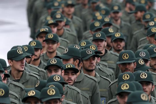 Mitglieder der iranischen Revolutionsgarde in Teheran.