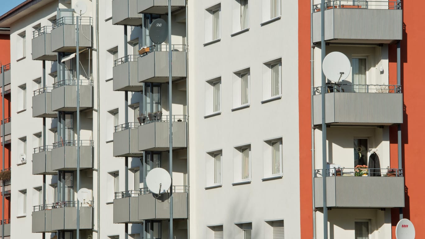 Ein Mietshaus in Darmstadt: Können Enteignungen den für Wohnungsnotstand mindern helfen?