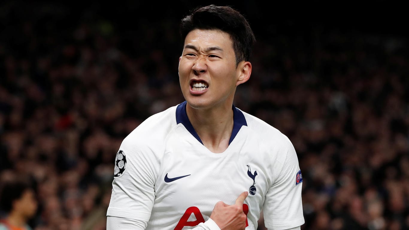 Torjubel: Heung-min Son erzielte das 1:0 für Tottenham gegen Manchester City.