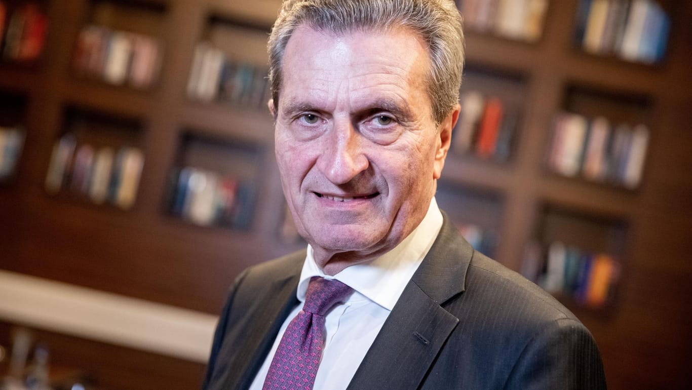 Oettinger: Mit der Europa-Politik der Bundesregierung ist der EU-Kommissar offenbar nicht zufrieden.