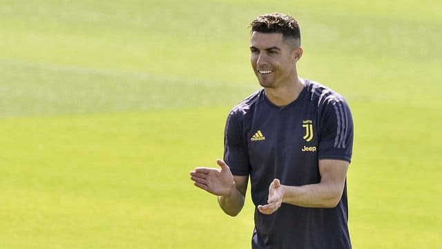 Fit für das Spiel gegen Ajax: Juve-Superstar Cristiano Ronaldo.