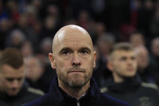 Hat einen Plan um Juves Cristiano Ronaldo auszubremsen: Ajax Amsterdams Trainer Erik Ten Hag.